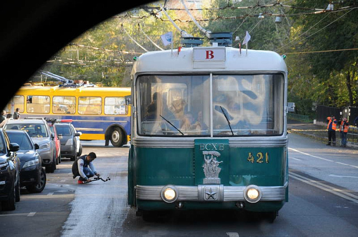москва, транспорт, троллейбус