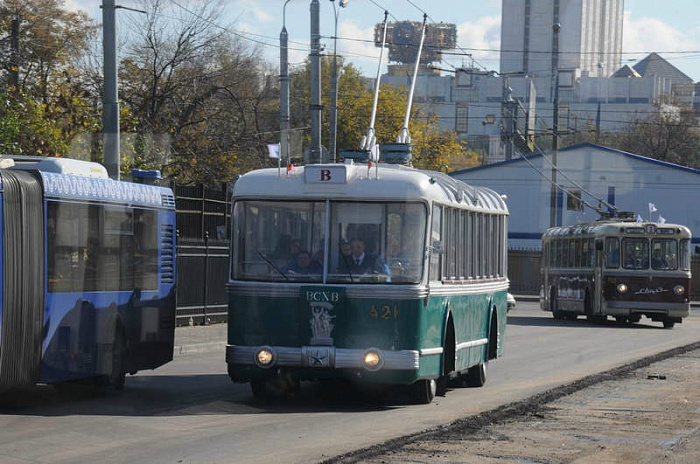 москва, транспорт, троллейбус