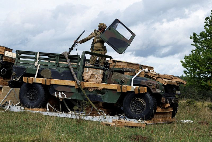 сша, европа, германия, военные учения, десант