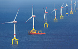 Офшорные ветропарки в Северном море 