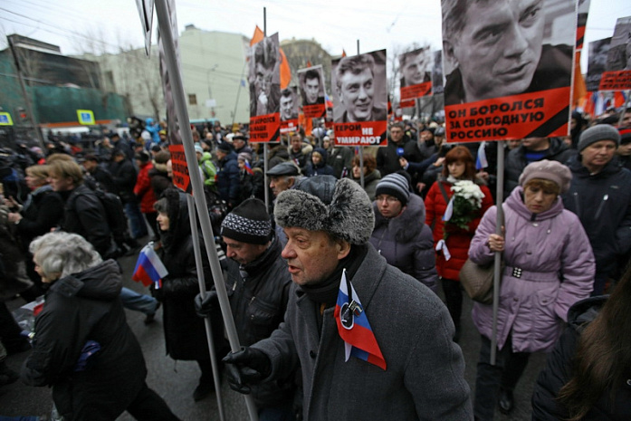 москва, траур, шествие, немцов, убийство