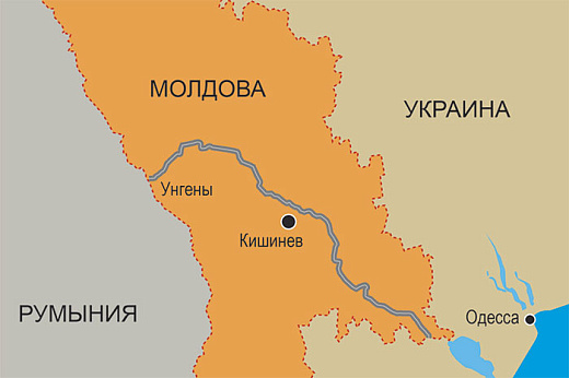 Молдавия строит военную дорогу от румынской границы до Одессы