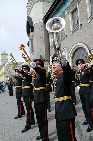 россия, москва, музыка, суворовцы, спасская башня