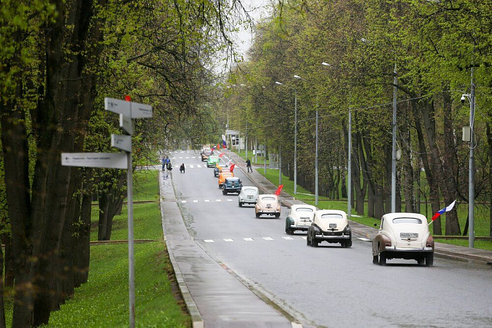 москва, автомобили, ретро, автопробег победы