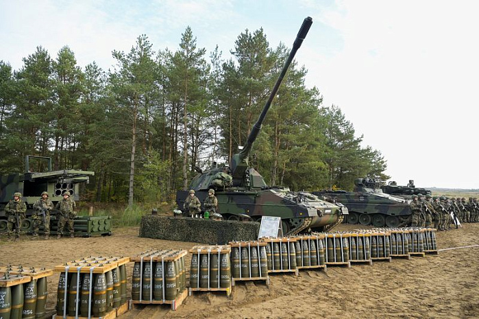 германия, бундесвер, учения, шольц