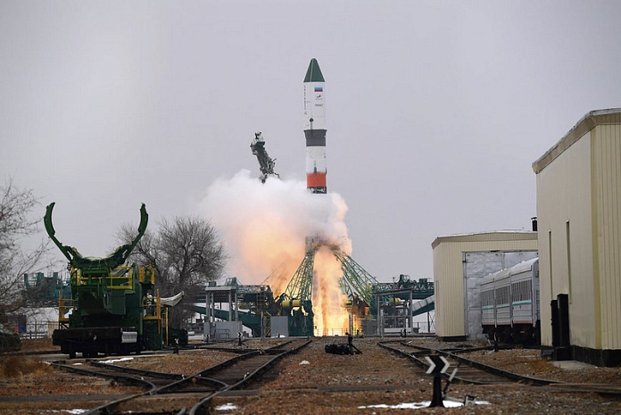 россия, космос, союз, прогресс, байконур, запуск