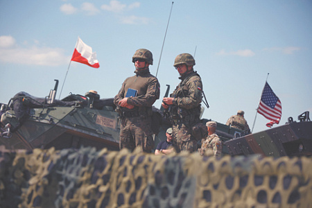 польша, военная база сша