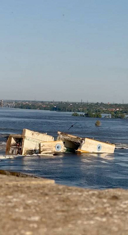 каховская гэс, плотина, обстрел, разрушение, затопление