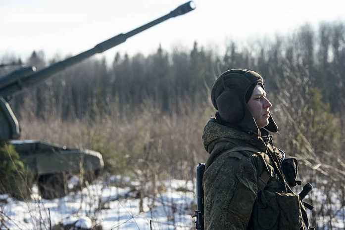 армия, артиллерия, занятия, западный военный округ