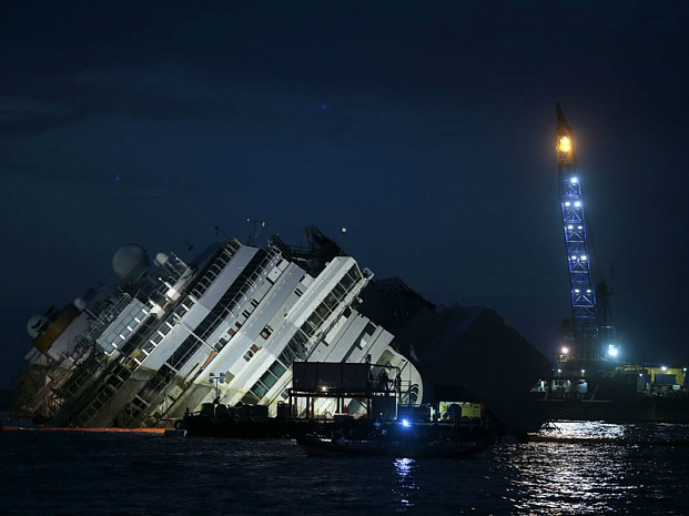 Италия, лайнер, Costa Concordia