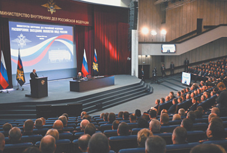 коллегия мвд, итоги работы, миграционная политика, антитеррор, путин