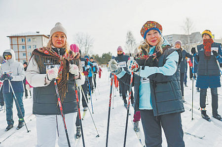 год единства народов россии, корпоративные состязания, корпоративный забег, лыжня роснефти, тюмень