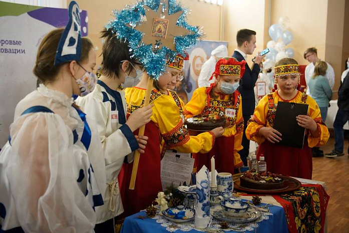 россия, москва, рождество, угощение фестиваль