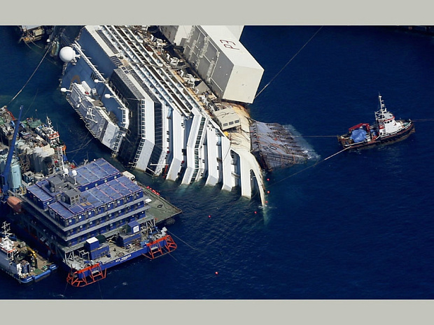Италия, лайнер, Costa Concordia