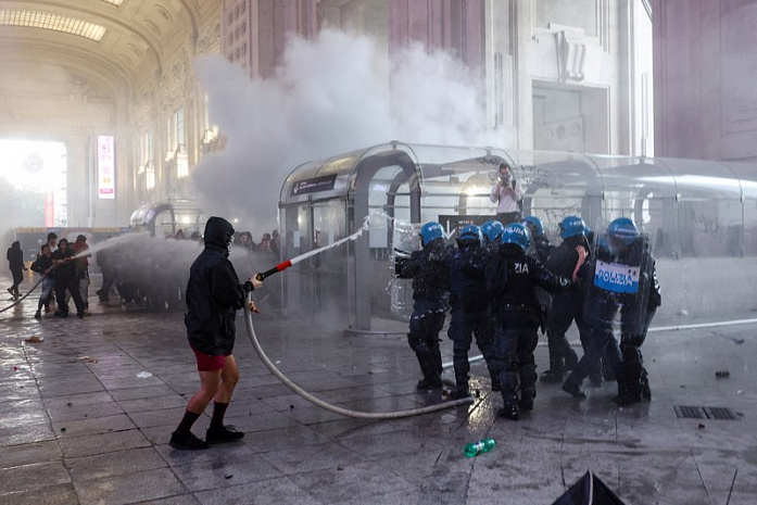 италия, протесты, палестина, поддержка