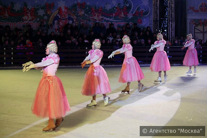 россия, москва, лед, сказка, шоу