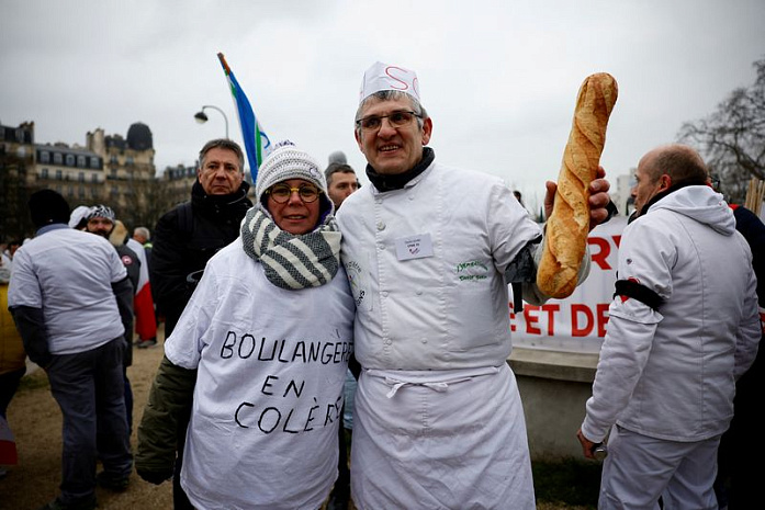 франция, энергоносители, рост цен, пекари, протест