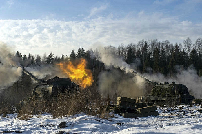 армия, артиллерия, занятия, западный военный округ