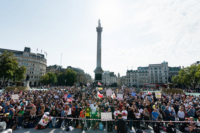 лондон, коронавирус, covid-19, протесты