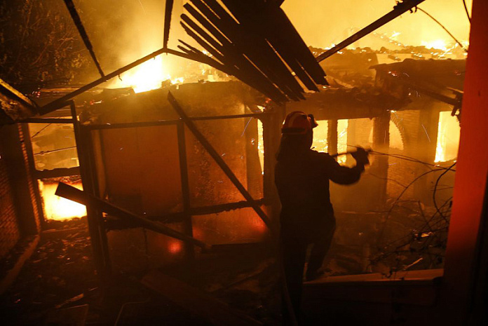 греция, пожар