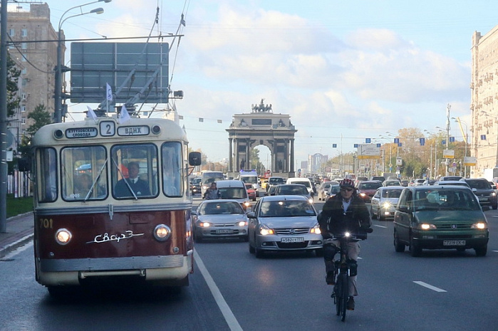 москва, транспорт, троллейбус