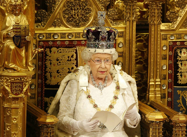 великобритания, королева, парламент, речь