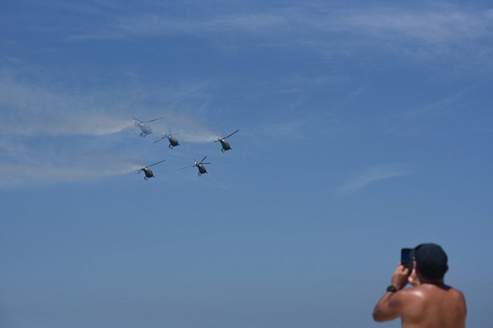 бразилия, рио де жанейро, вертолеты, пилотаж, Patrulla ASPA