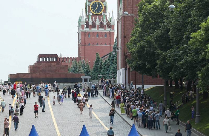 россия, москва, мавзолей, очередь