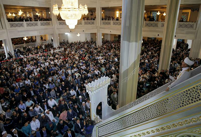 мусульмане, курбан-байрам, россия, москва