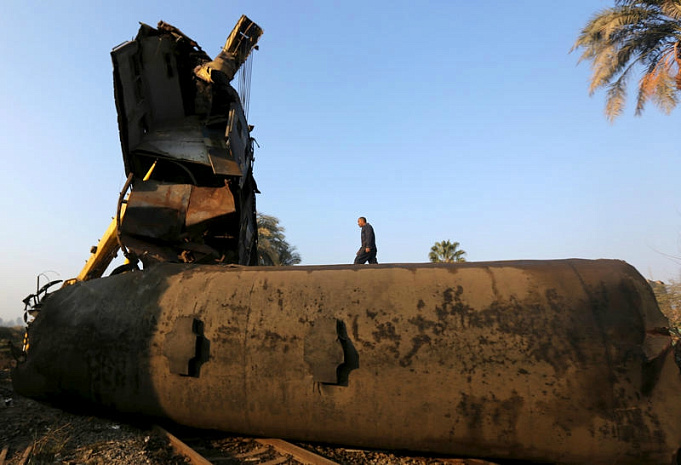 египет, поезд, катастрофа