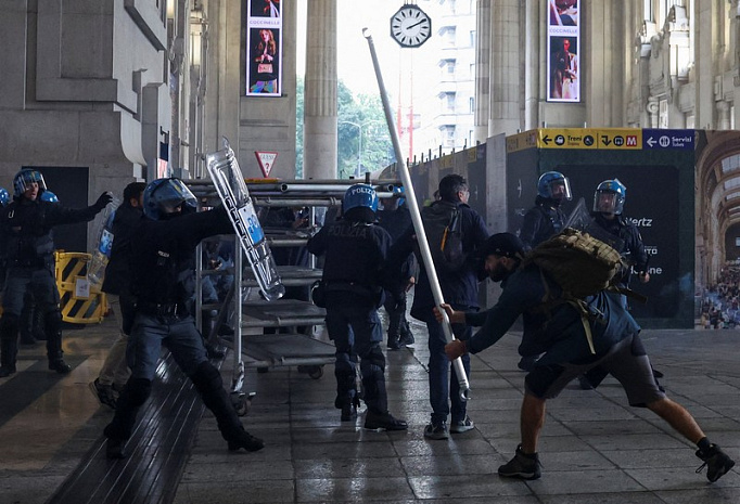 италия, протесты, палестина, поддержка