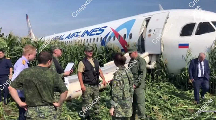 жуковский, уральские авиалинии, a321, посадка, авария