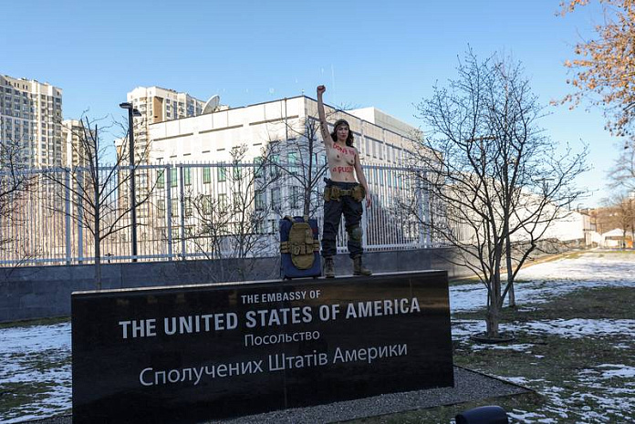 украина, киев, сша, посольство, фемен