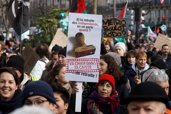 франция, протесты, забастовка, пенсионная реформа