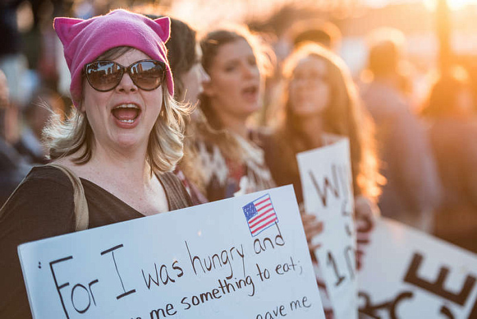 сша, иммиграция, протесты