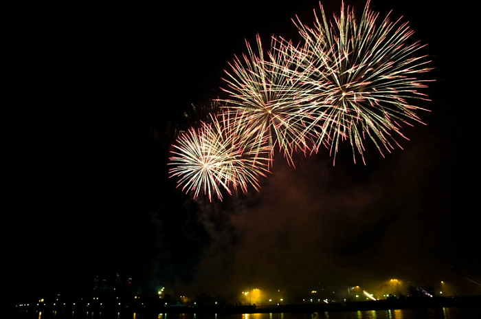 россия, москва, фейерверк, фестиваль