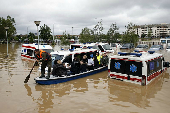 сербия, катастрофа, наводнение