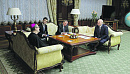 <b>Лукашенко</b> принял в Минске посланника Ватикана