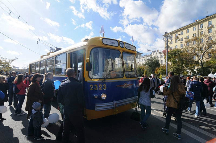 москва, транспорт, троллейбус