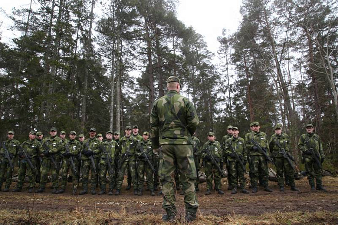 швеция, армия, пехота, учения,  готланд