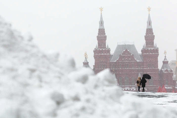 москва, снег, уборка
