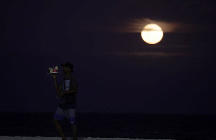 земля, луна, суперлуние