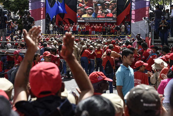 венесуэла, мадуро, поддержка, демонстрация