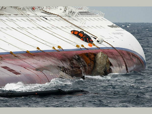 Италия, лайнер, Costa Concordia