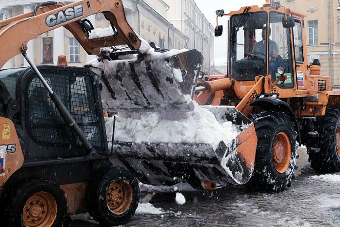 москва, снегопад