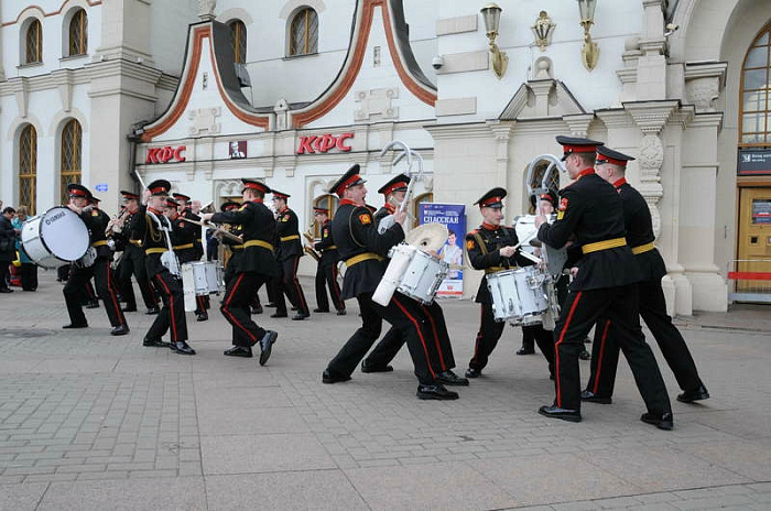 россия, москва, музыка, суворовцы, спасская башня
