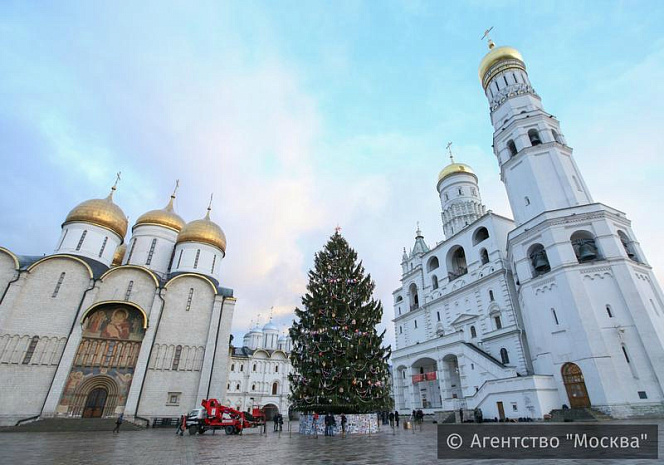 россия, москва, кремль, елка