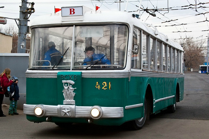 троллейбус, транспорт, город, москва