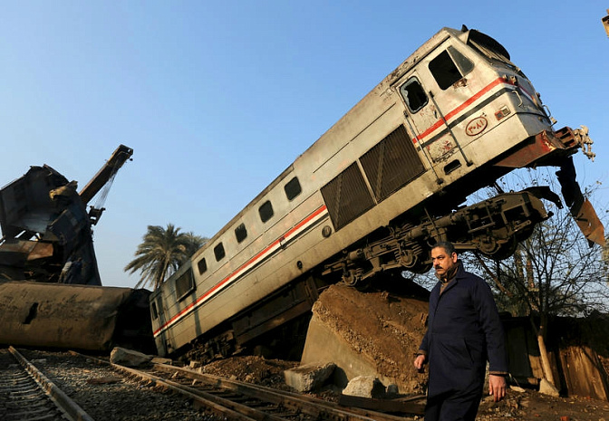 египет, поезд, катастрофа