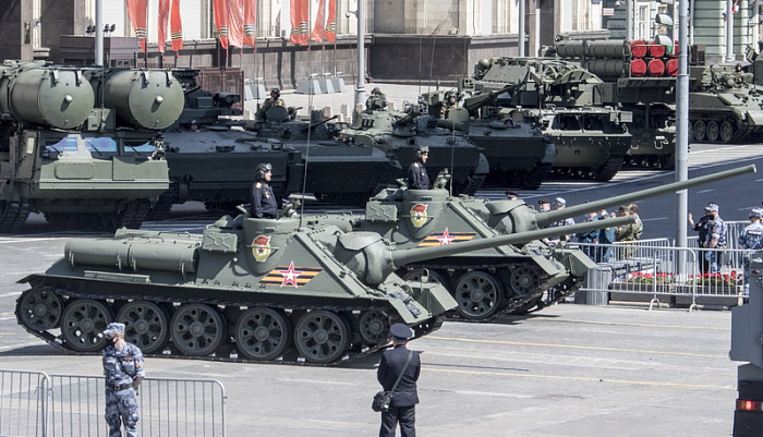 парад победы, техника, манежная площадь